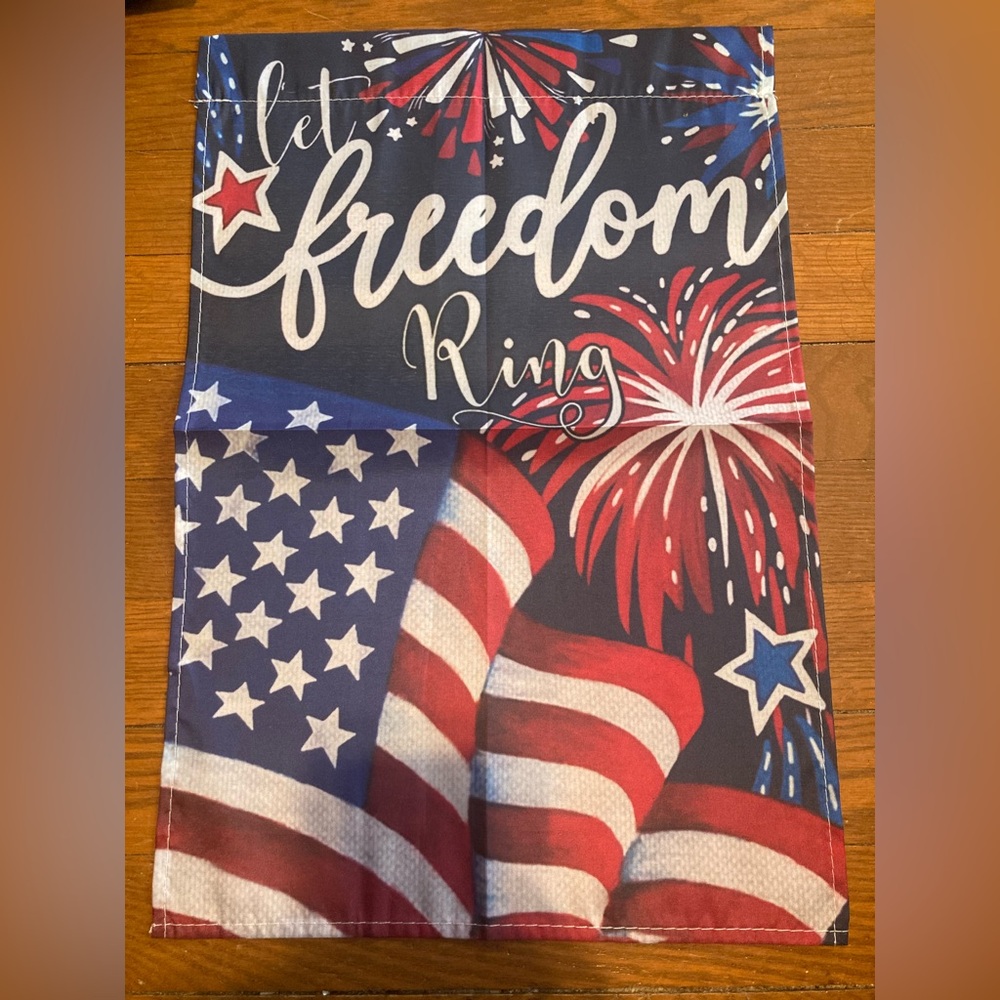 Garden Flag Patriotic 12" x 18" NEW